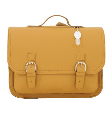 Lederen schooltas met gespen - Dune